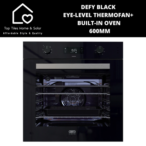 Defy Black Eye-level Thermofan+ Built-in oven - 600mm DBO489E