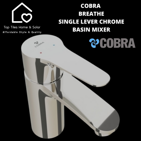Cobra Breathe Single Lever Chrome Basin Mixer