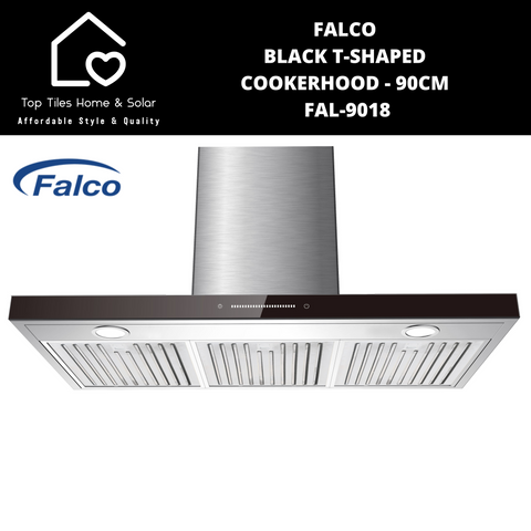 Falco Black T-Shaped Cookerhood - 90cm FAL-9018