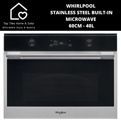Whirlpool Stainless Steel Built-in Microwave - 60cm - 40L