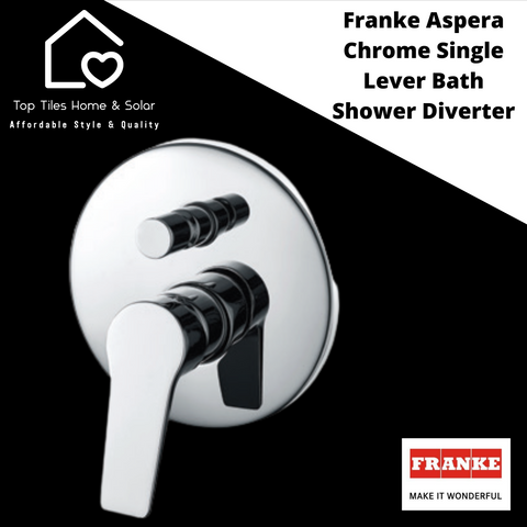 Franke Aspera Chrome Single Lever Bath Shower Diverter
