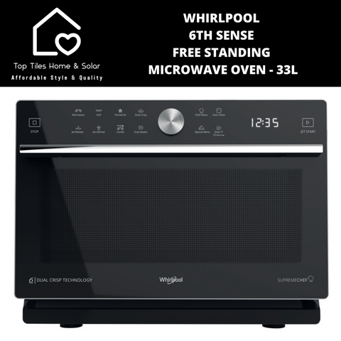 Whirlpool 6th Sense Free Standing Microwave Oven - 33L