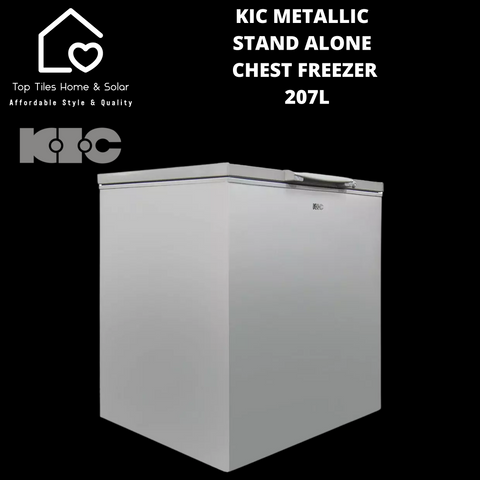 KIC Metallic Stand Alone Chest Freezer - 207L