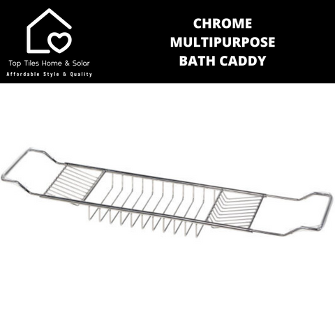 Chrome Multipurpose Bath Caddy