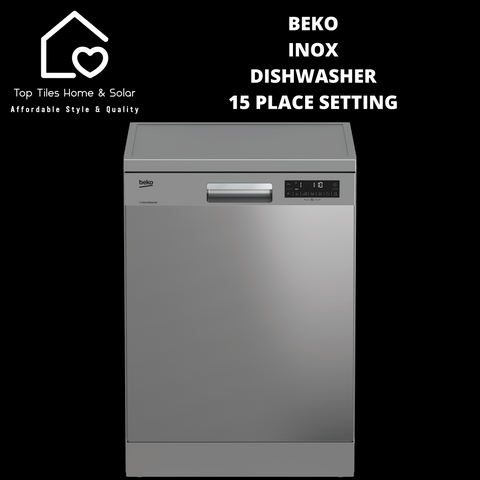 Beko Inox Dishwasher - 15 Place Setting