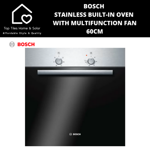 Bosch Series 2 - Stainless Steel Multifunction Oven with Fan - 60cm