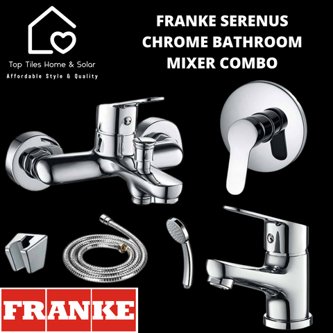 Franke Serenus Chrome Bathroom Mixer Combo
