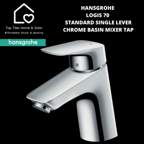 Hansgrohe Logis 70 Standard Single Lever Chrome Basin Mixer Tap