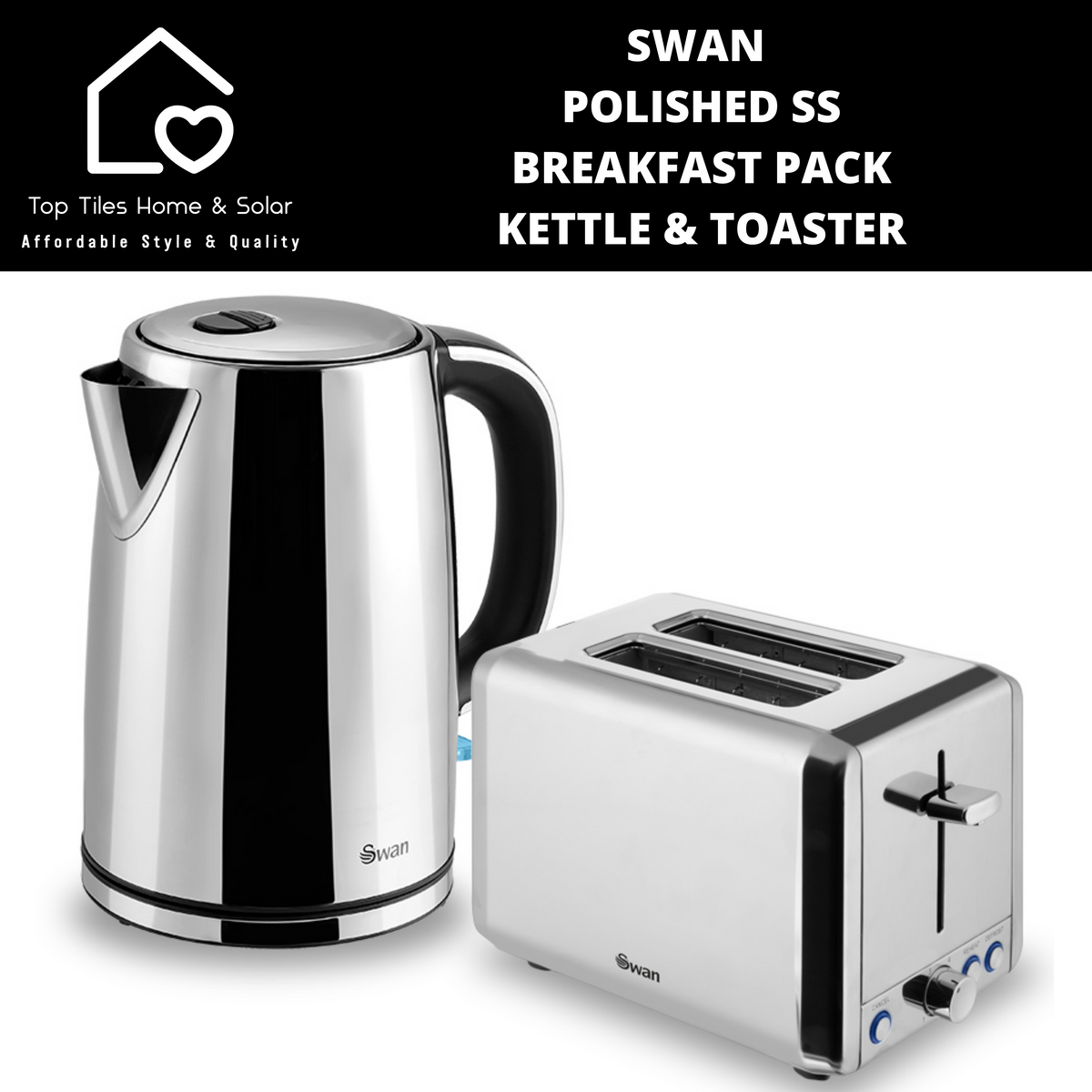 Swan black and copper online kettle and toaster