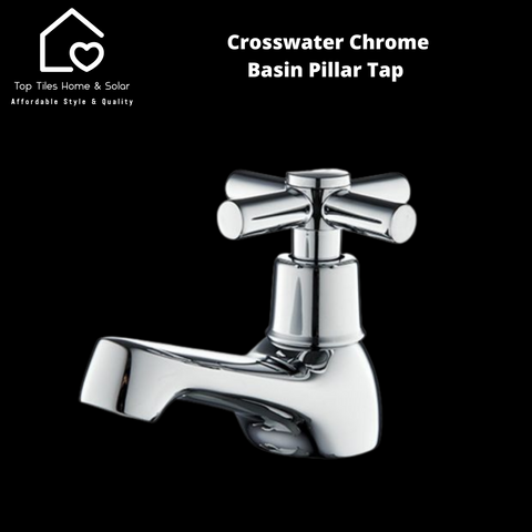 Crosswater Chrome Basin Pillar Tap