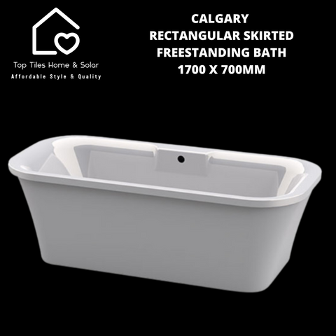 Calgary Rectangular Skirted Freestanding Bath - 1700 x 700mm
