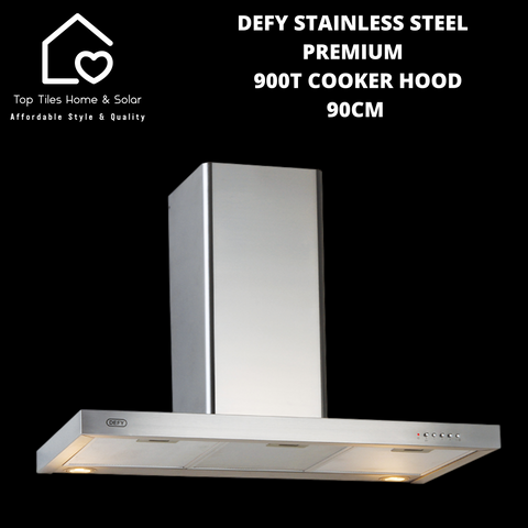 Defy Stainless Steel Premium 900T Cooker Hood - 90cm DCH318