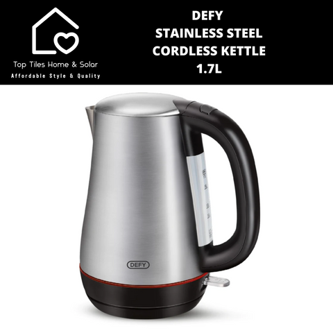 Defy Stainless Steel Cordless Kettle - 1.7L WK828S