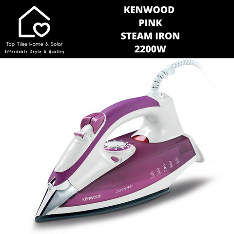 Kenwood Pink Steam Iron - 2200W