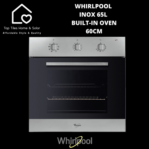 Whirlpool Inox 65L Built-In Oven - 60cm