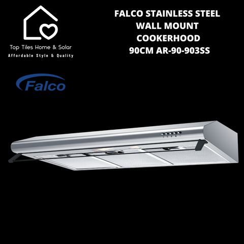 Falco Stainless Steel Wall Mount Cookerhood - 90cm AR-90-903SS