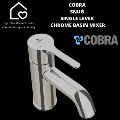 Cobra Snug Single Lever Chrome Basin Mixer