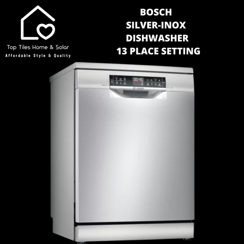 Bosch Series 6 - Silver-Inox Dishwasher - 13 Place Setting