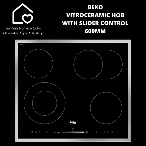 Beko Vitroceramic Hob with Slider Control - 600mm