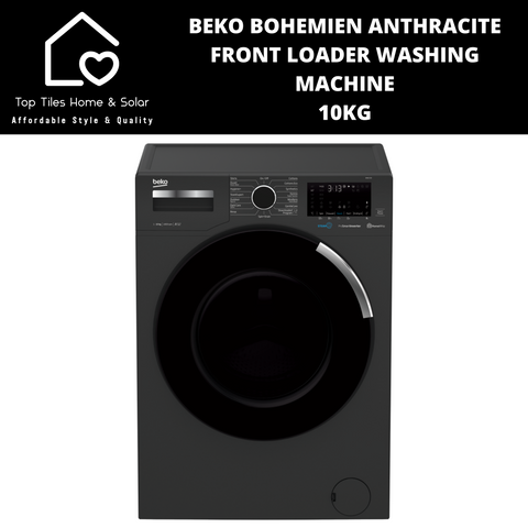 Beko Bohemien Anthracite Front Loader Washing Machine - 10kg