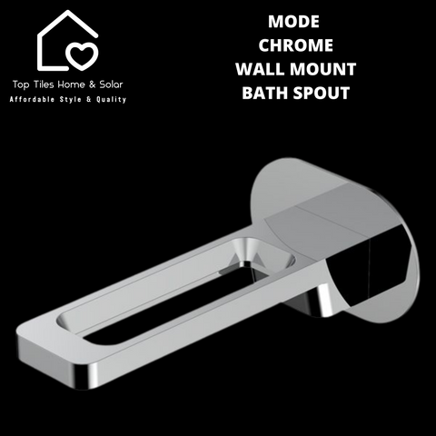Mode Chrome Wall Mount Bath Spout