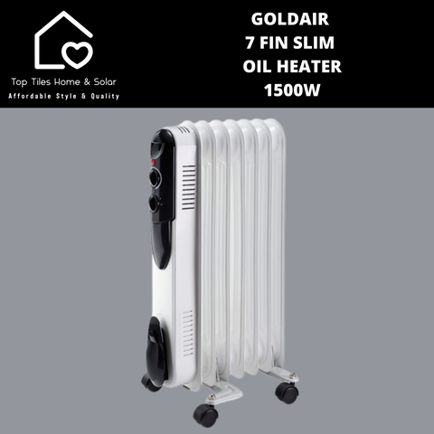 Goldair 7 Fin Slim Oil Heater - 1500W
