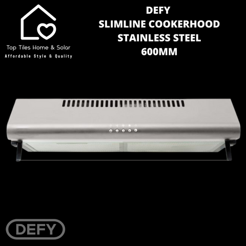 Defy Slimline Cookerhood Stainless Steel - 600mm DCH291
