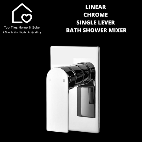 Linear Chrome Single Lever Bath Shower Mixer