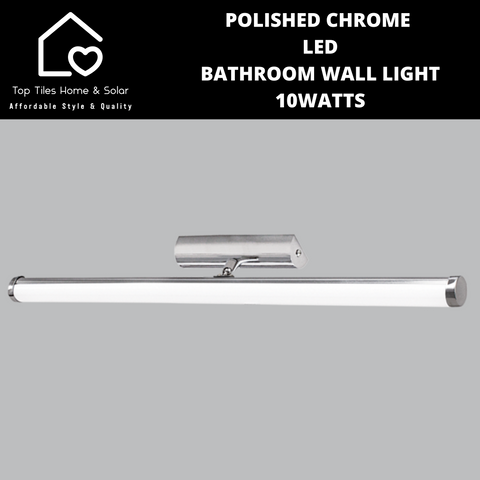 Polished Chrome LED Bathroom Wall Light - 10W