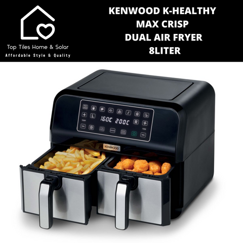Kenwood K-Healthy Max Crisp Dual Air Fryer - 8Liter
