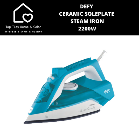 Defy Ceramic Soleplate Steam Iron - 2200W SI3122GW