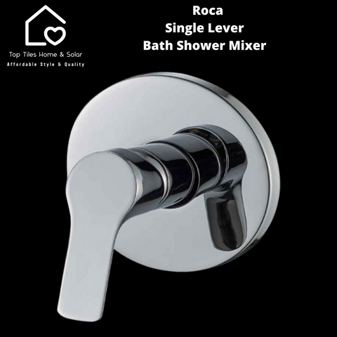 Roca Single Lever Chrome Bath Shower Mixer