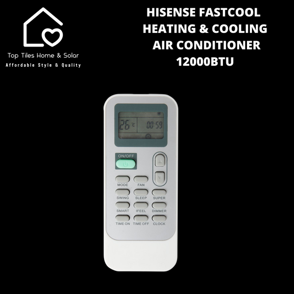 Hisense FastCool Heating & Cooling Air Conditioner - 12000BTU