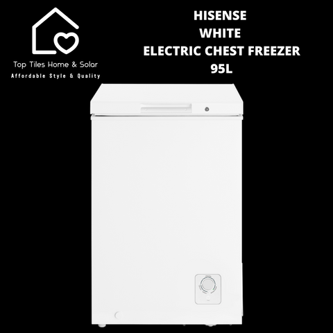 Hisense White Electric Chest Freezer - 95L