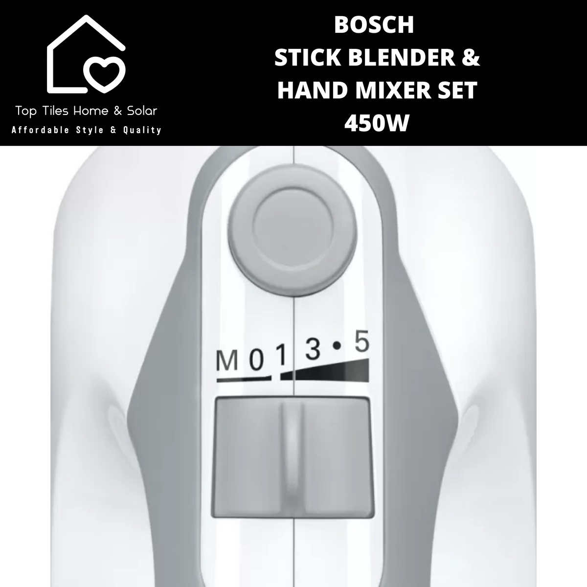 Bosch Stick Blender & Hand Mixer Set 450W Top Tiles Home & Solar
