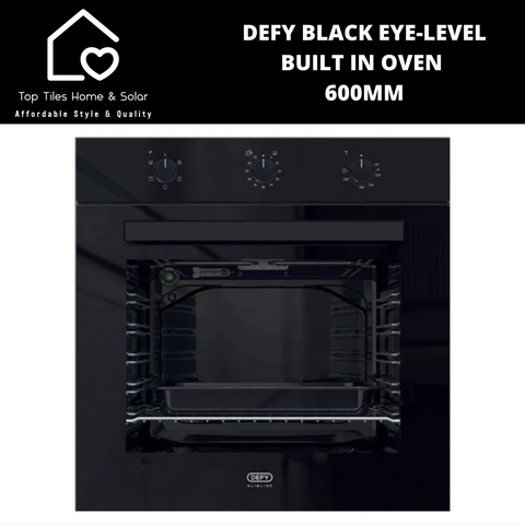 Defy Black Eye-level Built-in oven - 600mm DBO483E