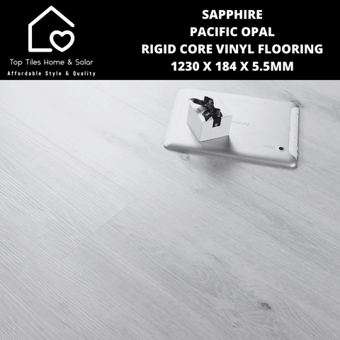 Sapphire Pacific Opal Rigid Core Vinyl Flooring - 1230 x 184 x 5.5mm