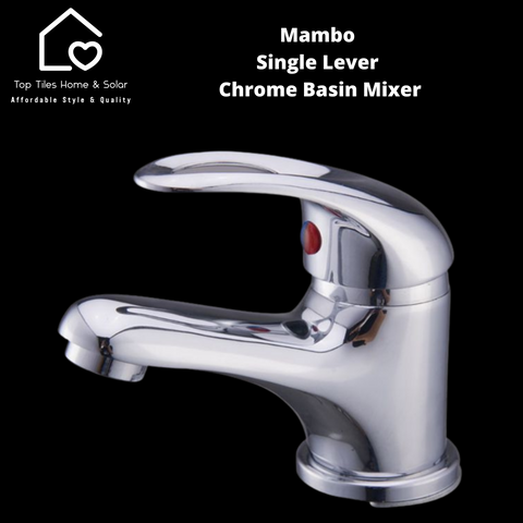 Mambo Single Lever Chrome Basin Mixer
