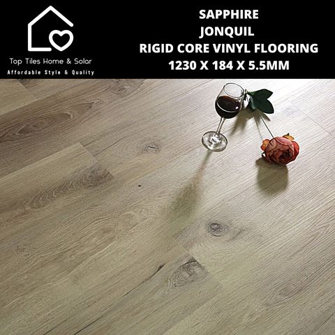 Sapphire Jonquil Rigid Core Vinyl Flooring - 1230 x 184 x 5.5mm