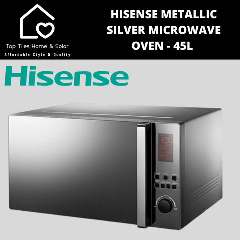 Hisense Metallic Silver Microwave Oven - 45L