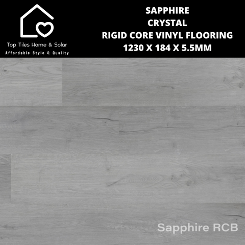Sapphire Crystal Rigid Core Vinyl Flooring - 1230 x 184 x 5.5mm