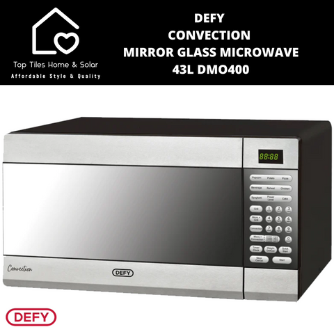 Defy Convection Mirror Glass Microwave - 43L DMO400