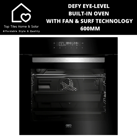 Defy Eye-level Built-In Oven with Fan & Surf Technology - 600mm DBO490