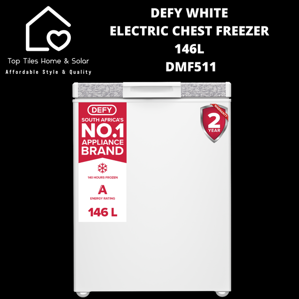 Defy White Electric Chest Freezer - 146L DMF511