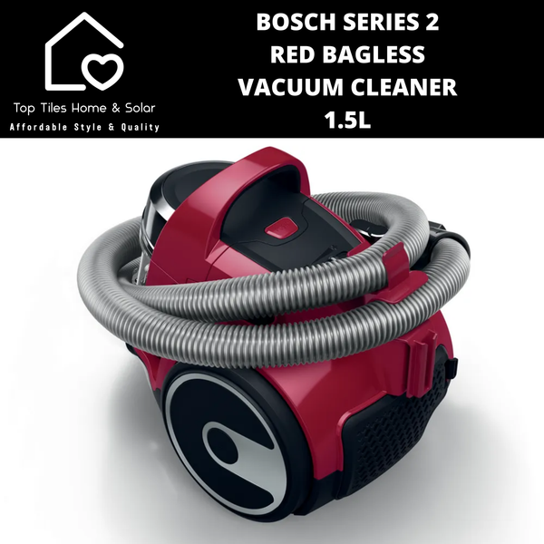 Bosch Series 2 - Red Bagless Vacuum Cleaner - 1.5L
