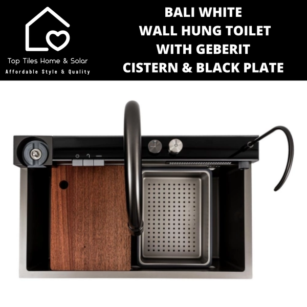Waterfall Stainless Multifunction Kitchen Sink Set - 750 x 460mm