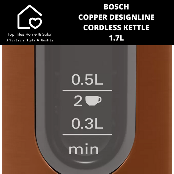 Bosch Copper DesignLine  Cordless Kettle - 1.7L