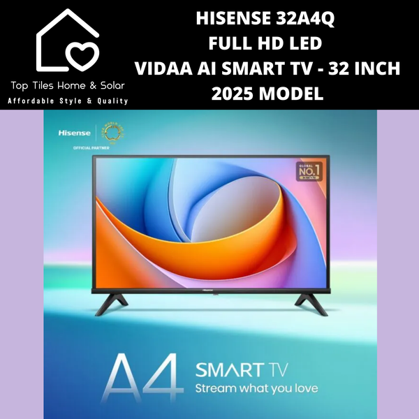 Hisense 32A4Q Full HD LED Vidaa Smart TV - 32 Inch 2025 MODEL