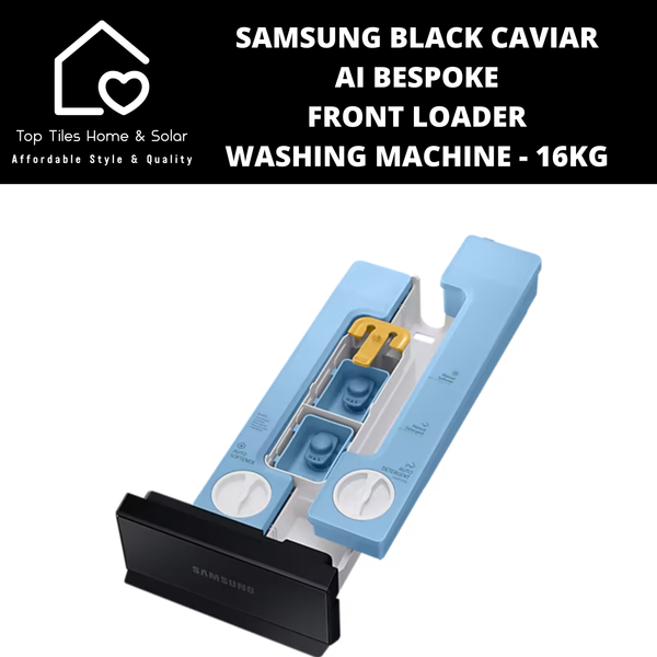 Samsung Black Caviar AI Bespoke Front Loader Washing Machine - 16kg