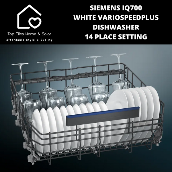 Siemens iQ700 - White VarioSpeedPlus Dishwasher - 14 Place Setting